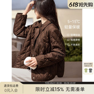 XWI Xinweimeilad Shirt-style Padded Jacket Women's Autumn and Winter Lightweight Casual Versatile Short Cotton Jacket