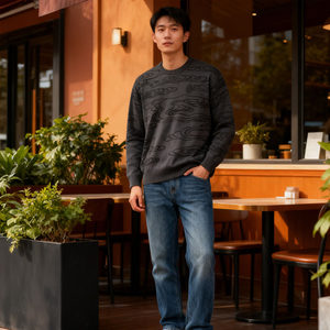 
361 Comprehensive Training Series Spring and Autumn Men's Round Neck Pullover Sweater Men's Sweater 552314835