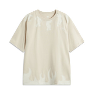 
LI-NING/Li Ning summer men's basketball series round neck pure cotton loose short-sleeved T-shirt AHSU827-B product