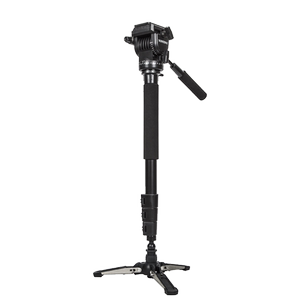 
Yunteng monopod camera hydraulic damping pan/tilt camera photography single frame support professional SLR monopod portable wedding micro-movie mobile phone video suitable for Canon and Sony monopod