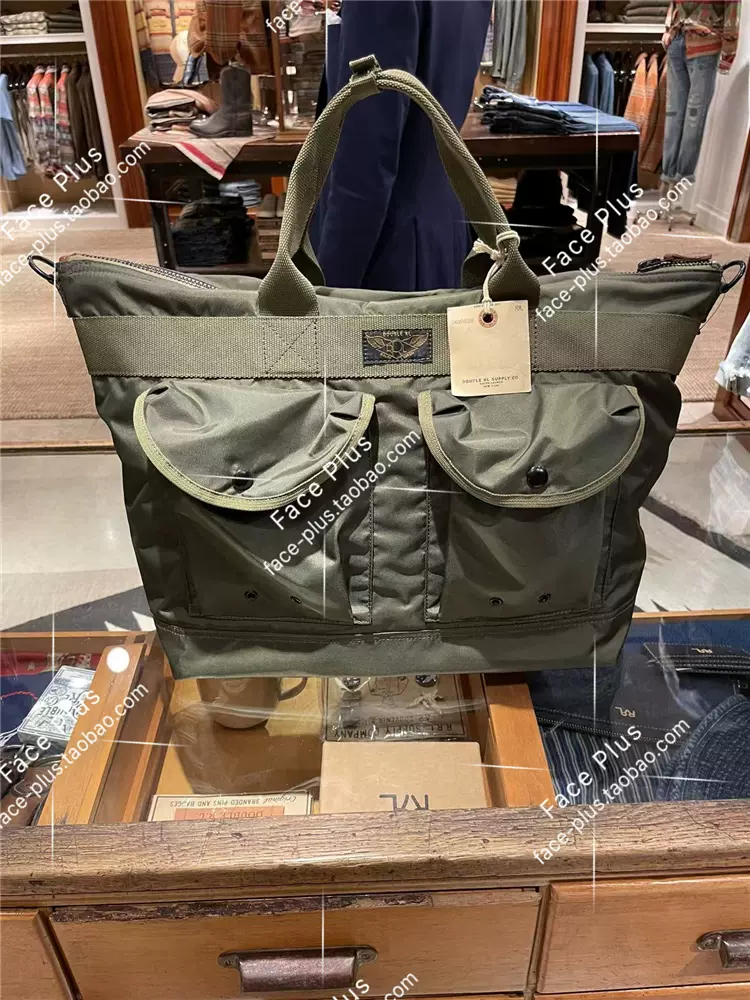 RRL Double RL 军事风邮差包Nylon Canvas Utility Messenger Bag