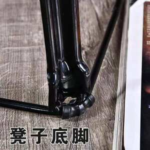Free shipping iron square foot feet steel bars and feet to prevent slippery, quiet wear -resistant bottom tube clip round stool anti -plastic foot pad