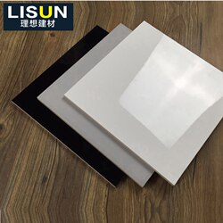 Modern Pure Color Ultra-White Vitrified Tiles, Ultra-Black 600 Glossy Surface Light Gray, Dark Gray, White, Black Floor Tiles 800 Floor Ceramic Tiles