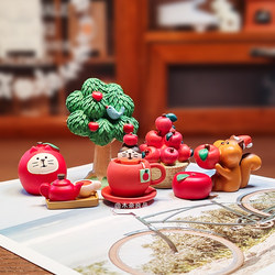 Zakka Miscellaneous Goods Japanese-Style Christmas Eve Creative Cat Trendy Figurines as Small Gifts for Classmates and Friends