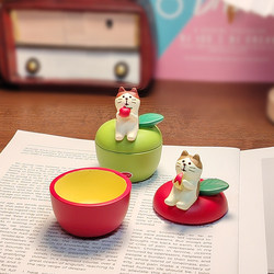 Japanese-Style Cat Zakka Miscellaneous Goods Fruit Cat Cat Storage ins Creative Gift Miniature Scene Ornament