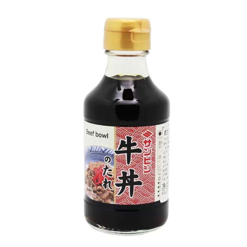 日本进口sanbishi牛肉风味盖浇饭调味汁180ml 居酒屋日料店牛丼汁