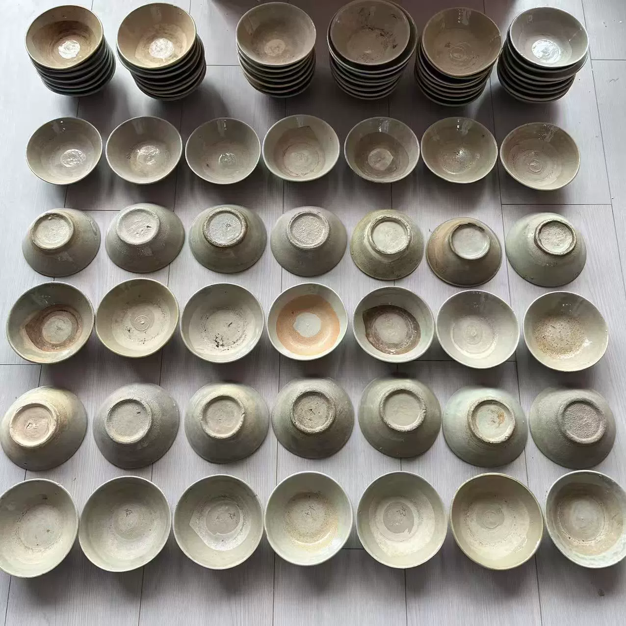 清乾隆青花花卉盘77/古玩收藏/回流老货/明清瓷器