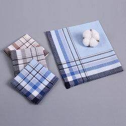 Men's Nostalgic Pocket Sweat-Wiping Handkerchief, Women's Pure Cotton Classic  Vintage Style Handkerchief for Women and Men