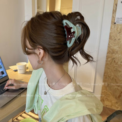 Fresh and Cute Puppy Hair Clip for Women, Versatile and High-End Hairpin, Korean Style Shark Clip for the Back of the Head, 2026 New Hair Accessory