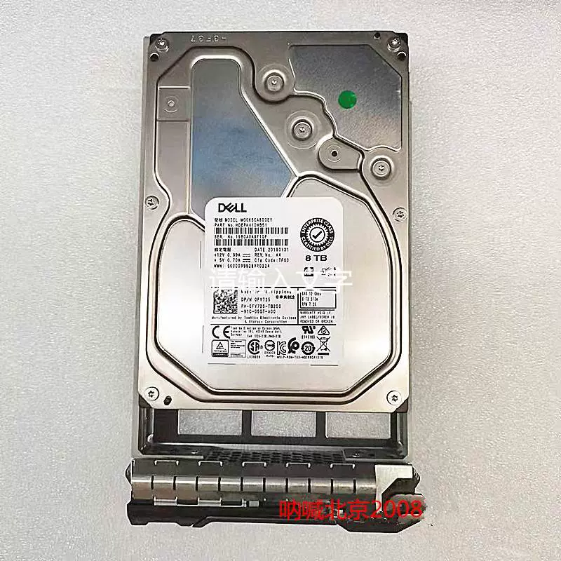 DELL 东芝MG06SCA800EY SAS 12GB 8TB 7.2K 3.5寸0FV725 硬盘议-Taobao