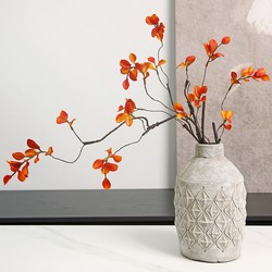 High-End Realistic Maple Leaf Artificial Flowers, Chinese-Style Living Room Table Flower Arrangement, Dead Branches, Bed and Breakfast Decoration, Artificial Flower Arrangement
