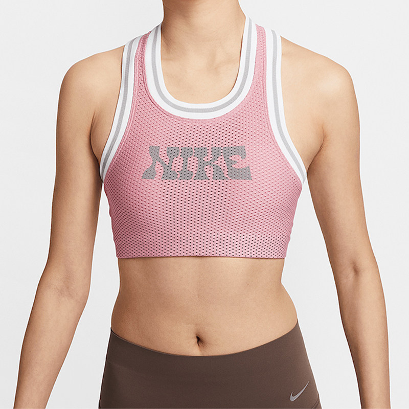 NIKE женский летний сетчатый дышащий спортивный бюстгальтер для бега — фитнеса и йоги IF0616-616