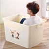 Storage box plastic extra large clothes thickened household outdoor finishing box large wardrobe storage box storage box