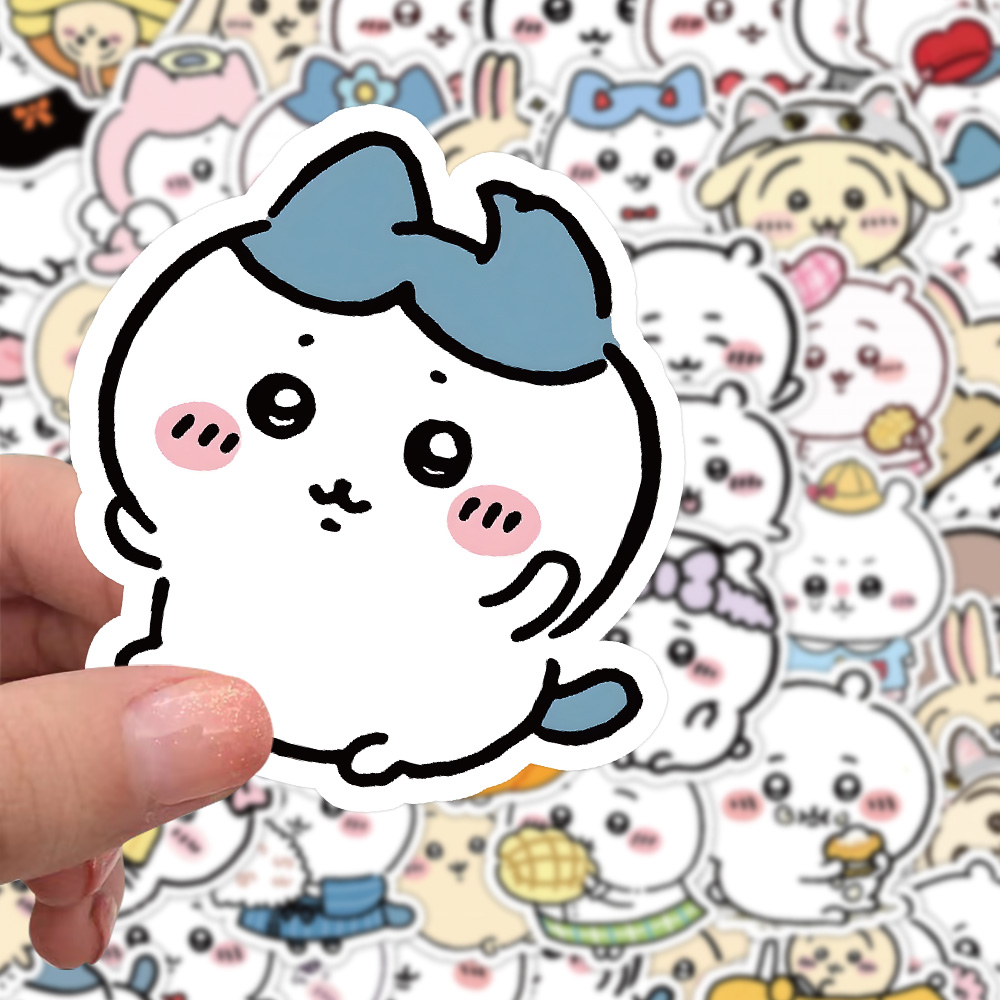 Cartoon Jiikawa waterproof sticker chiikawa Xiaoba children ins style ...