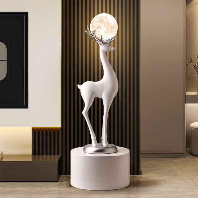 Beihanmei Art Deer Ornament Living Room Sofa Next to TV Cabinet Large ...