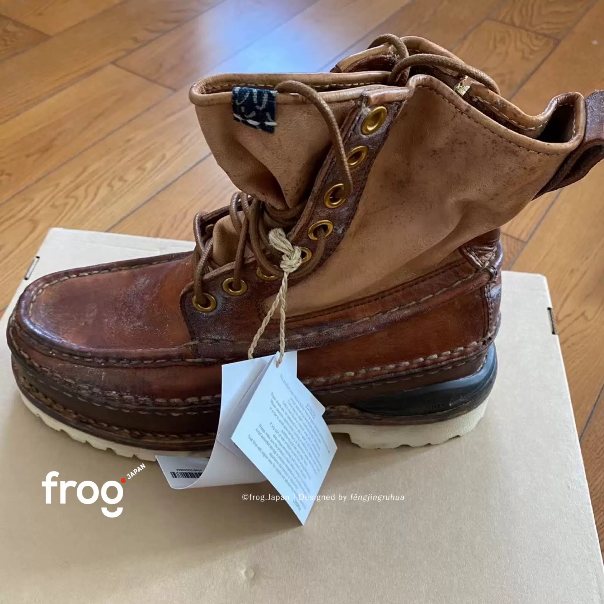 visvim ICT GRIZZLY BOOTS BROWN US9 泥染め - ブーツ