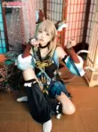 cosplay keqing Noki Genshin cos quần áo Tề Liangliang cosplay tai mèo và bàn chân có đuôi mái hiên Yumaoyou nữ trọn bộ quần áo il dottore genshin cosplay Genshin Impact