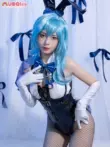 venti cosplay Noki Genshin cos phù hợp với Yura thỏ cô gái fan game anime cosplay sexy quần áo da quần áo nữ cosplay rosaria genshin Genshin Impact