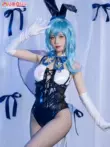 venti cosplay Noki Genshin cos phù hợp với Yura thỏ cô gái fan game anime cosplay sexy quần áo da quần áo nữ cosplay rosaria genshin Genshin Impact
