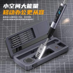 Fnirsi Smart Soldering Iron Hs-02A/B Mobile Workbench Portable Storage Box Soldering Iron Set