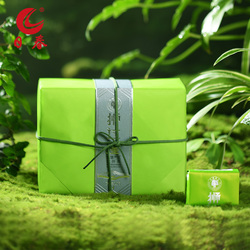 Richun Tea Longjing Tea Mingqian Longjing Green Tea Gift Box 100g 2023 New Tea