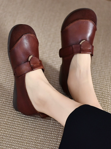 Матовая модная универсальная обувь для кожаной обуви, из натуральной кожи, 2023, тренд сезона, мягкая подошва