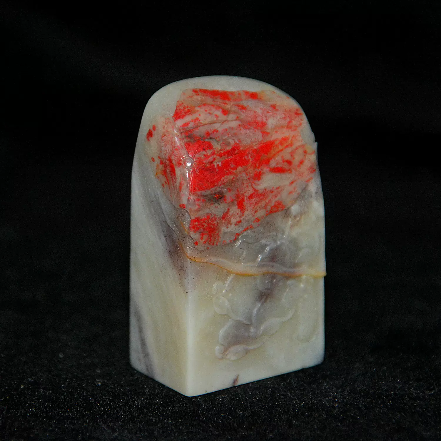 ☆.* 印材 寿山石 巧色 昌化石 *.☆ 印章 凍石 中国 書道 篆刻