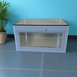 Transparent Insulated Box Commercial Stall Sandwich Cake Sushi Visual Stall Special Foam Box Transparent Cover Dessert