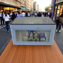 Transparent Insulated Box for Commercial Use, Suitable for Setting up Stalls, for Sandwiches, Cakes, Sushi, Visible Foam Box with Transparent Lid, Dessert Display Box