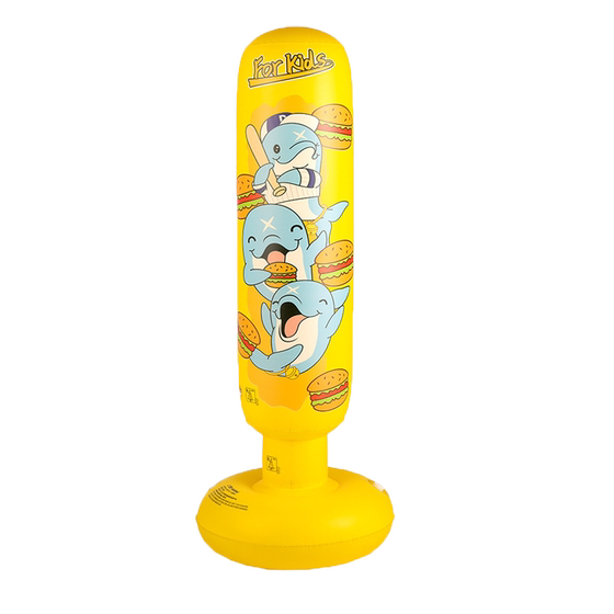 
Children's inflatable thickened boxing dolphin cartoon theme new water-filled boys and girls tumbler boxing posts