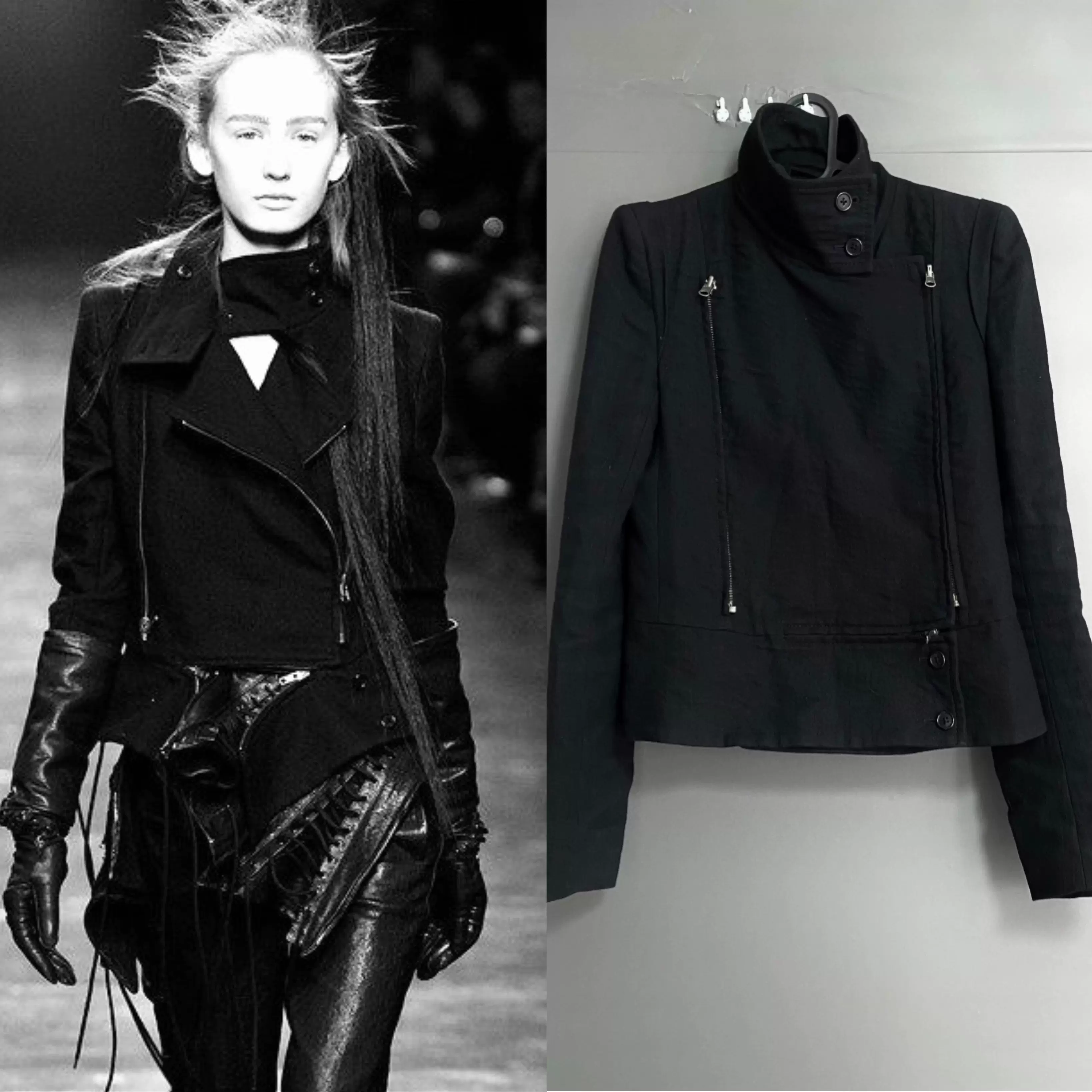 ANN DEMEULEMEESTER 】本人期 ウールジャケット