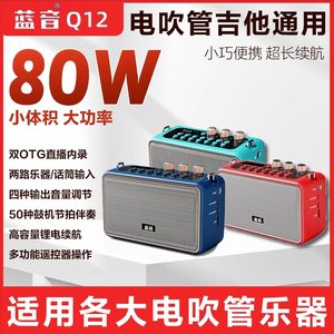 
Blue sound q12 speakers, hair tubes, saxophone, electric guitar, sing, karaoke live broadcast, outdoor portable instruments, speakers