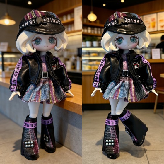 
New 8 minutes 12 minutes ob11 baby clothes 11-17 cm Panibang Nitu Asi body bjd doll clothes set