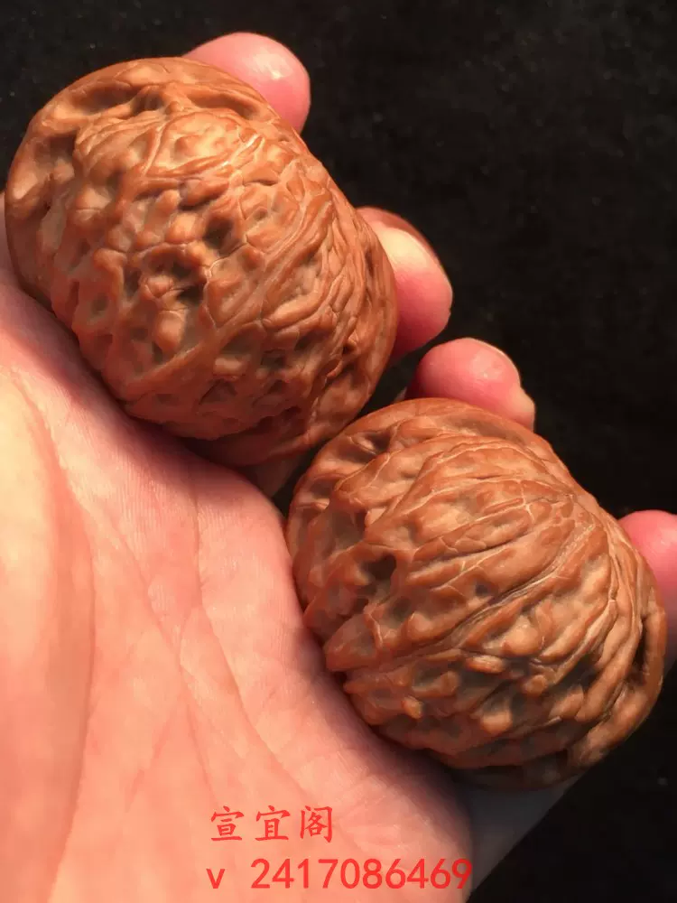 文玩核桃狮子头精品御龙粗筋文山三棱正球奔手盘把玩收藏级麻核桃