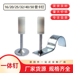 Mini Integrated Pipe Clamp Nails 20mm, 16mm, 32mm, 25mm, 40mm Special Nails for Water and Electrical Pipes