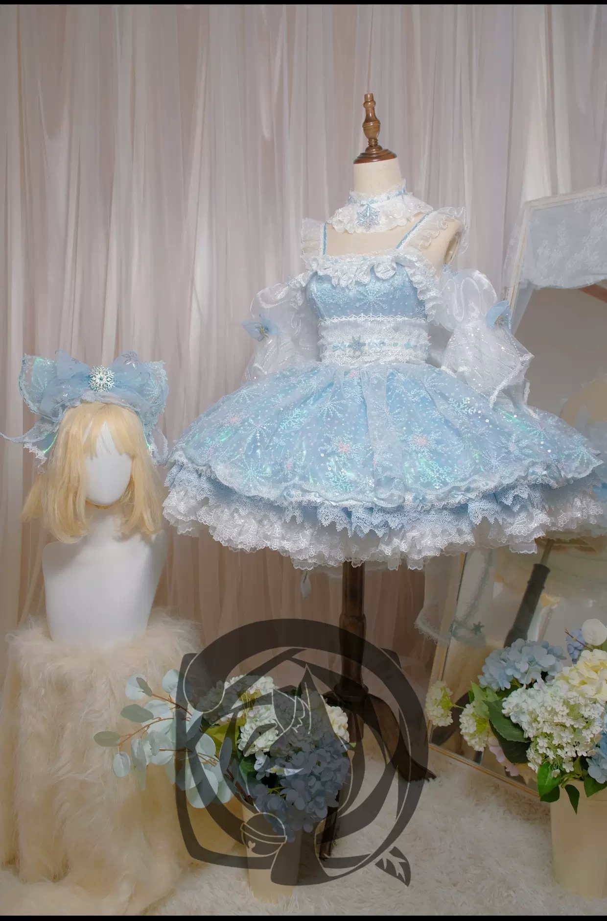 BLUEROSE(Coslala)製 雪華綺晶 衣装一式 中古 コスプレ Rozen