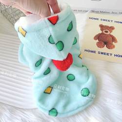 Teddy Winter Pajamas for Small Dogs, Bichon Frise, Small Dogs, Pets, Autumn and Winter Soft Clothes, Dog and Cat Fleece Cotton Coat