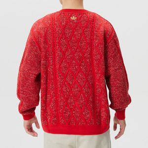 
Adidas clover sweater men's and women's 26 spring and new year round neck sweater pullover