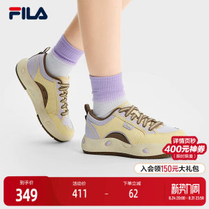 
FILA official women's shoes COOKIES EC retro canvas shoes 2025 summer new cookie shoes casual shoes