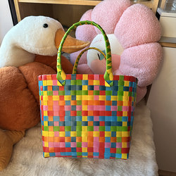 Woven Colorful Gift Baskets, Tote Bags, Shopping Baskets, Picnic Baskets, Bath Baskets, Birthday Party Housewarming Gift Bags