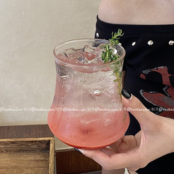 Large-Capacity Drum-Shaped Fruit Tea Cup, Simple ins Style Beverage Milk Tea Cup, Lemon Tea Cup, Sparkling Water Cup, Juice Cup