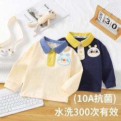 Children's Lapel Casual Top Autumn Clothes Baby Cartoon