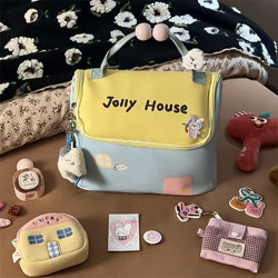 Cosmetic Bag for Women, Large Capacity, Dopamine 2025 New Model, Waterproof, Divided into Sections, Travel Toiletry Bag, Portable Hand-Held Storage Bag