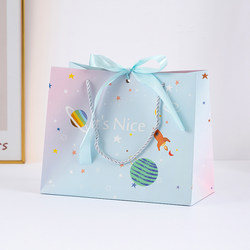 Children's Day Gift Bag, Cartoon Holiday Gift Bag, Handbag, Paper Bag, Packaging Bag, Birthday Return Gift Bag, Wedding Candy Bag