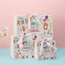 New Children's Day Gift Bag, Birthday Gift Bag, Cartoon Cute Tote Bag, Paper Bag, Packaging Bag, Gift Bag