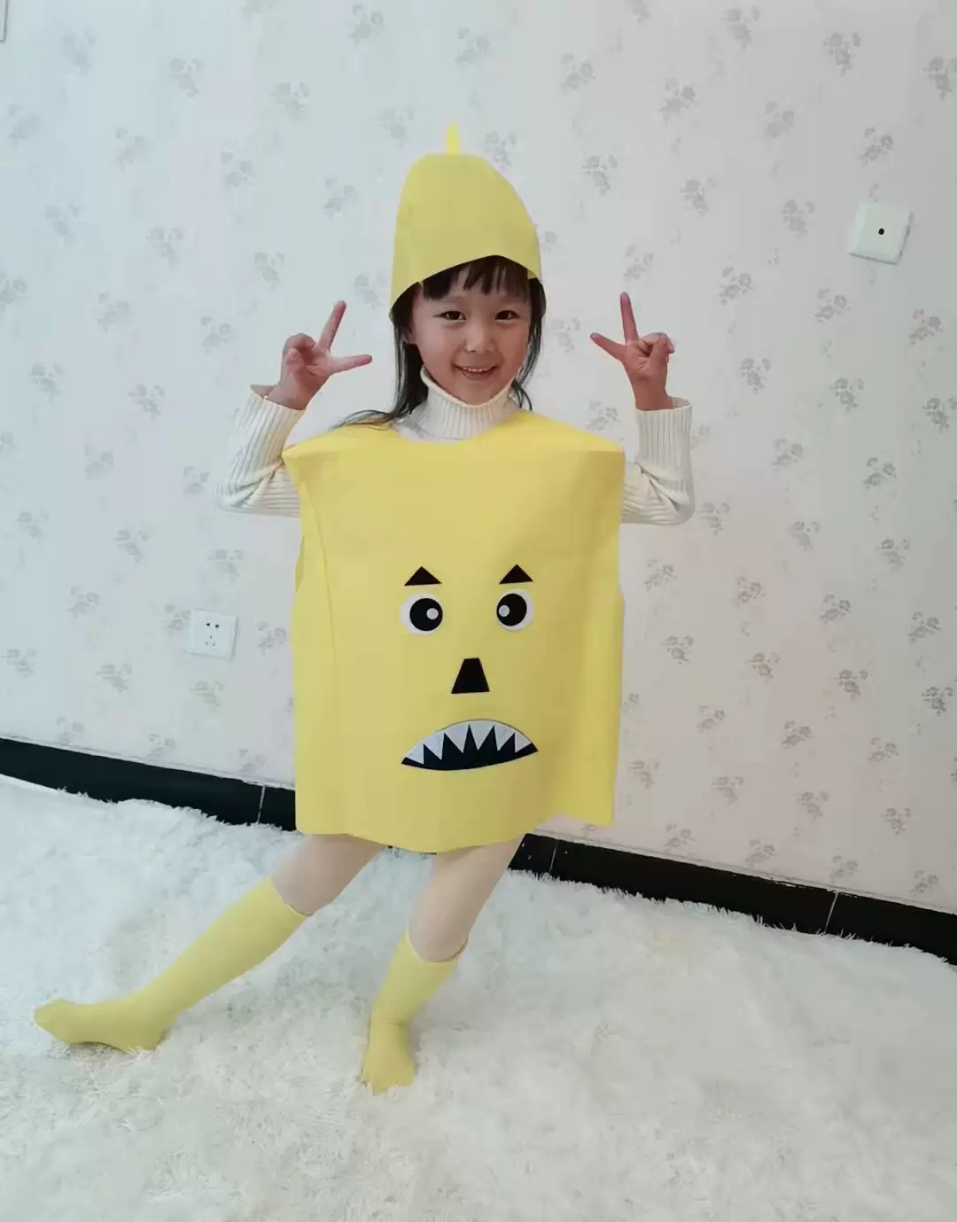 六一儿童牙细菌大作战演出服装幼儿园牙齿蛀牙黑牙病毒舞蹈表演服