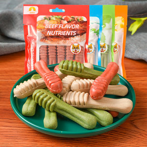 
Pet teething stick nutritional calcium supplement Golden Retriever Teddy universal bite-resistant teeth cleaning dog teething snacks