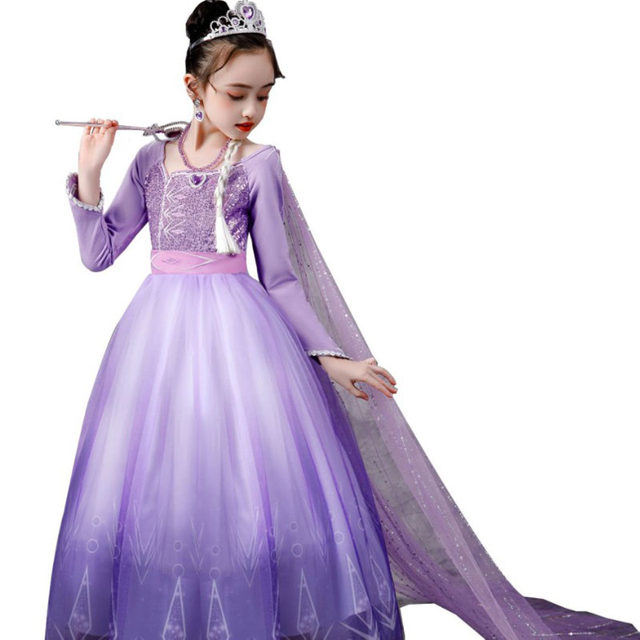 Foreign trade girls spring, summer, autumn and winter Frozen Elsa ...