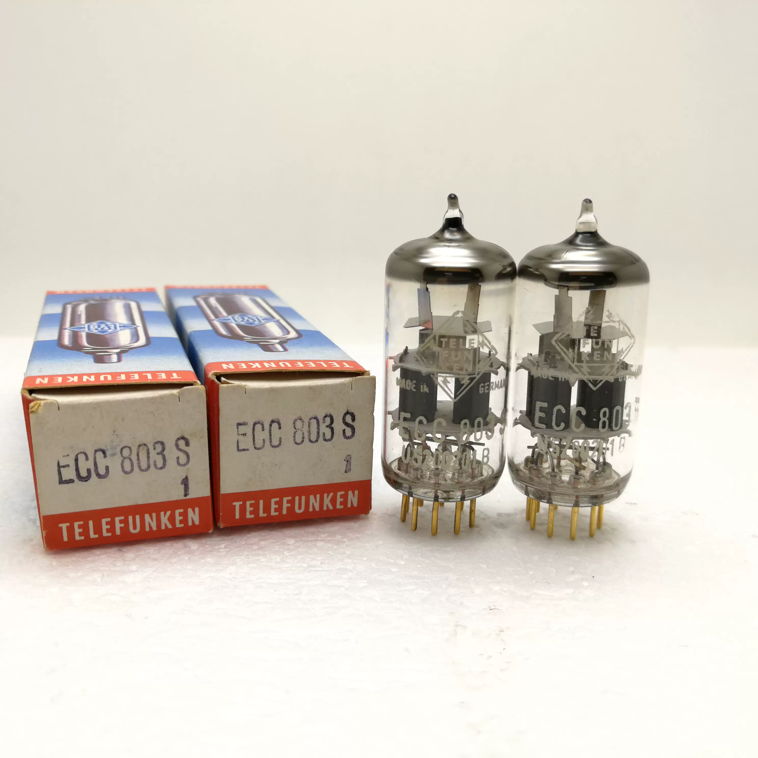 TELEFUNKEN ecc803s 真空管 2本セット 真空管 TELEFUNKEN ECC803S