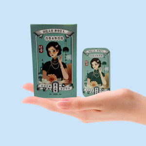 
Mingxiang brand old Shanghai classic solid balm retro nostalgic ladies portable long-lasting light fragrance domestic authentic product